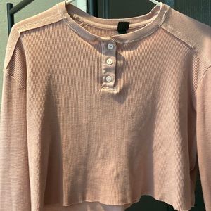 Pink long sleve shirt